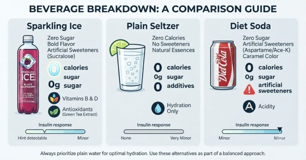 Sparkling Ice vs. Other Beverage Alternatives