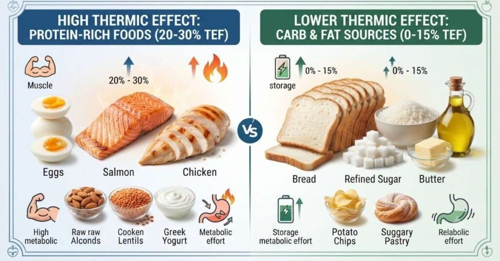 Macronutrient TEF Comparison Matrix