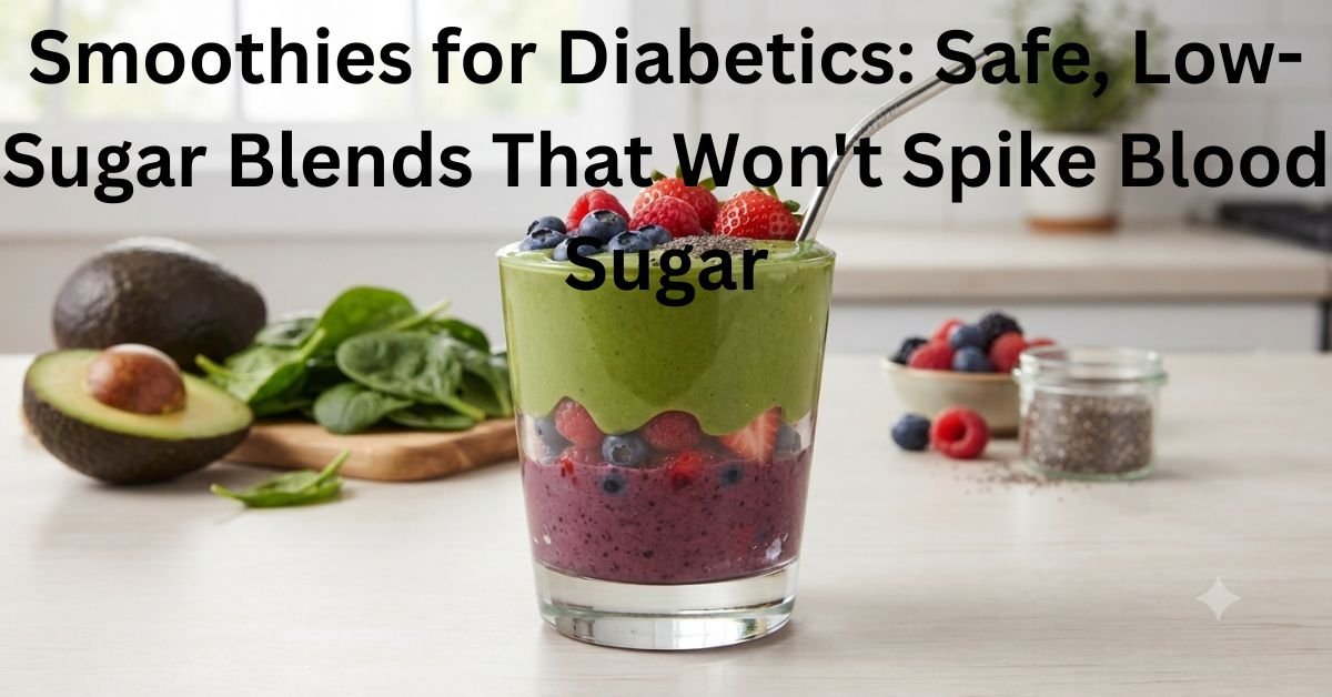 Smoothies for Diabetics: Safe, Low-Sugar Blends That Won’t Spike Blood Sugar Smoothies for Diabetics: Safe, Low-Sugar Blends That Won’t Spike Blood Sugar