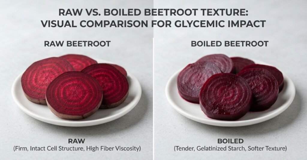 Beetroot Glycemic Comparison Table
