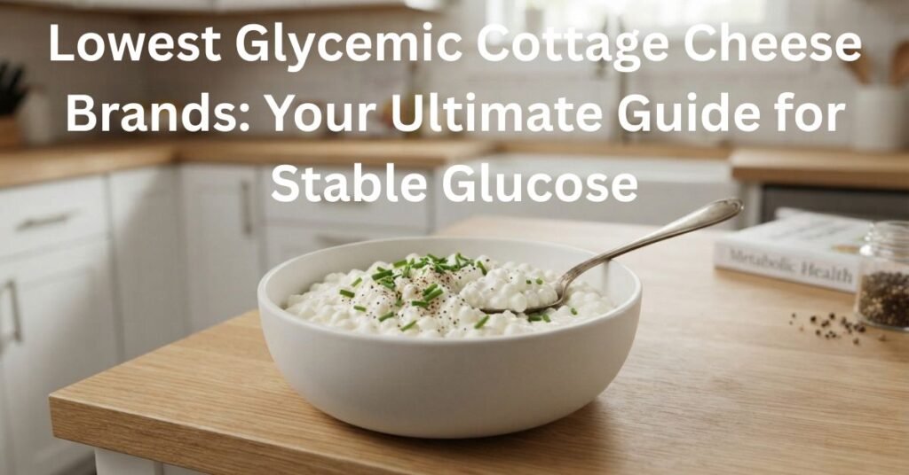Lowest Glycemic Cottage Cheese Brands: Your Ultimate Guide for Stable Glucose
