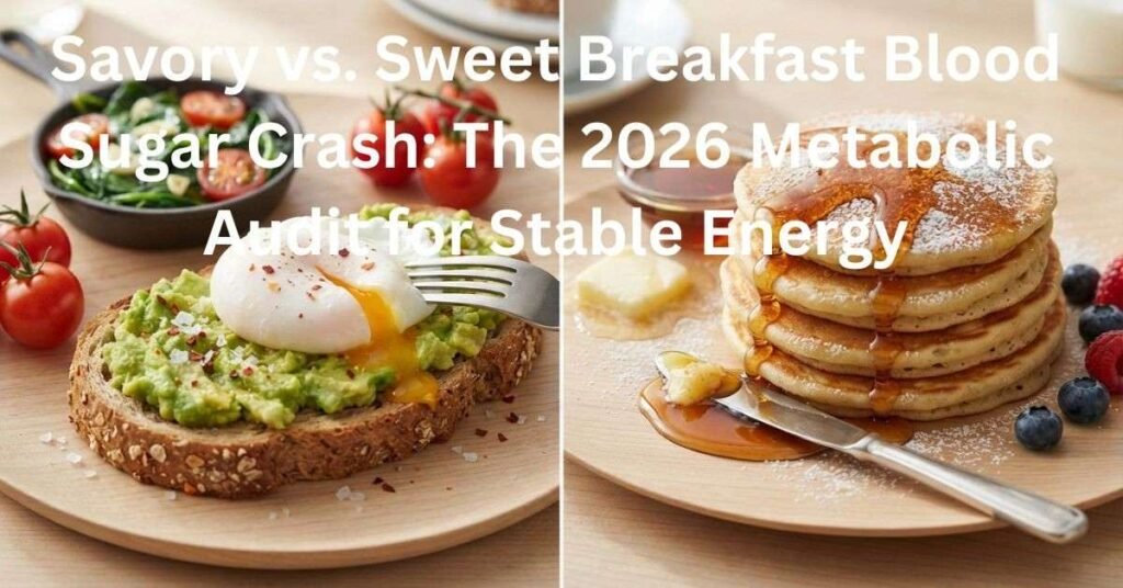 Savory vs. Sweet Breakfast Blood Sugar Crash: The 2026 Metabolic Audit for Stable Energy
