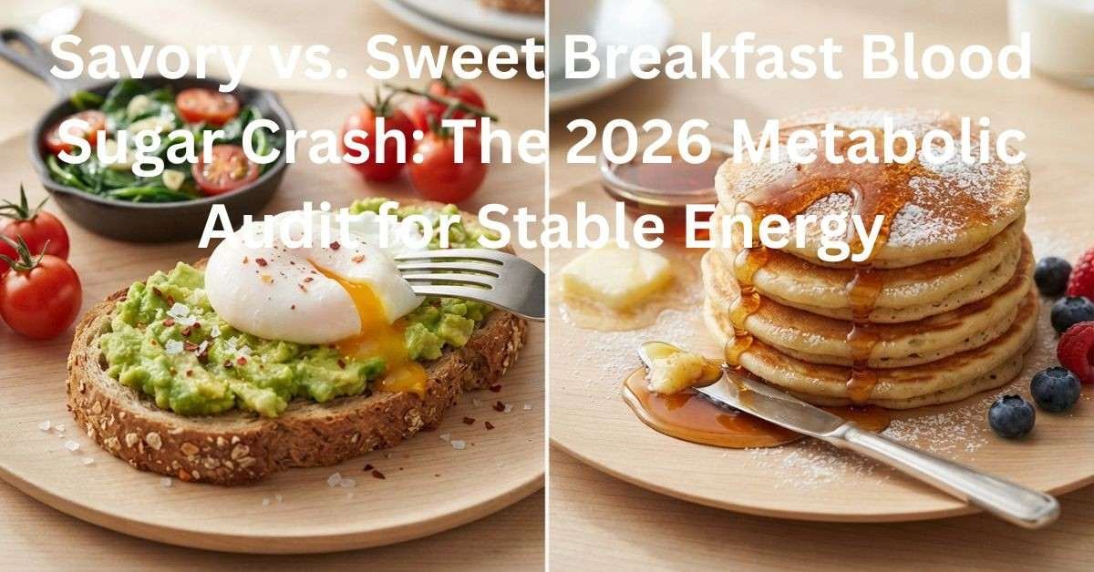 Savory vs. Sweet Breakfast Blood Sugar Crash: The 2026 Metabolic Audit for Stable Energy
