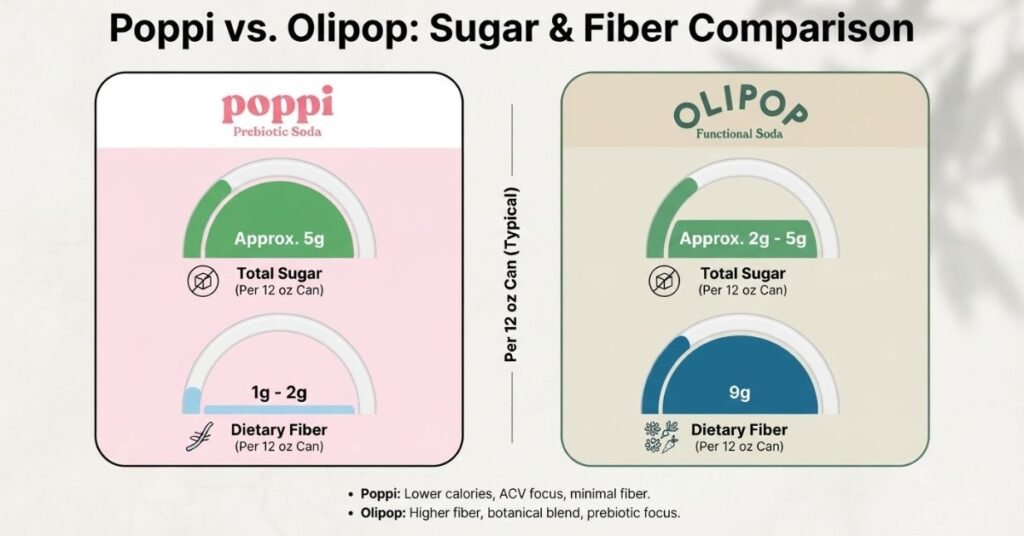Side-by-Side Comparison: Poppi vs. Olipop Metabolic Audit