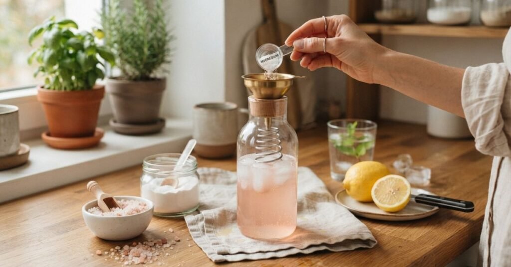 how to make DIY sugar free isotonic drink at home