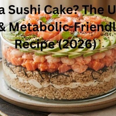 What is a Sushi Cake? The Ultimate Trendy & Metabolic-Friendly Party Recipe (2026)