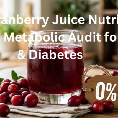 Pure Cranberry Juice Nutrition 2026: The Metabolic Audit for PCOS & Diabetes