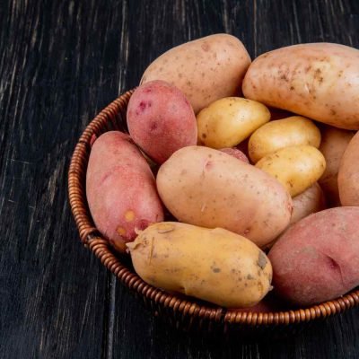 sweet potatoes and white potatoes